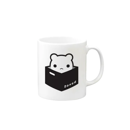 【Boxed * Bear】白Ver マグカップ