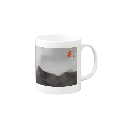 水墨画マグカップ Mug