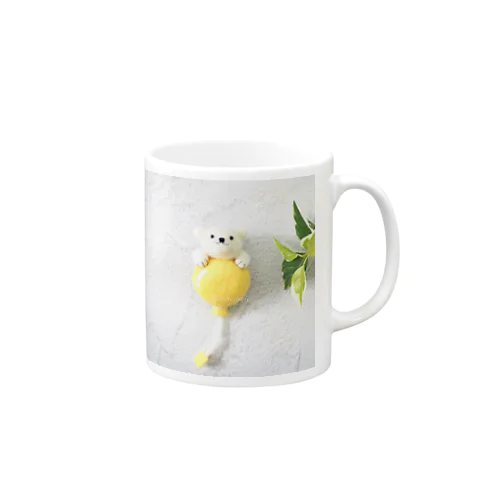 ひょっこり！ふうせん（黄） Mug