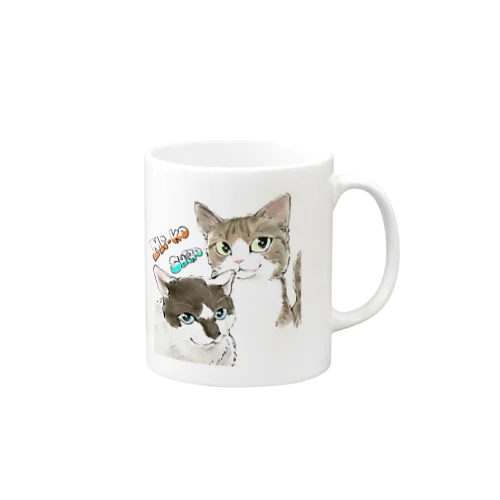 ねこ Mug