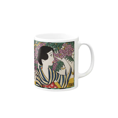 大正浪漫　竹久夢二_＜mai＞婦人グラフ五月号表紙絵 Mug