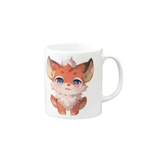 キツネっぽいちびキャラのようななにか Mug