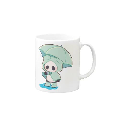 パンダと雨の日 Mug