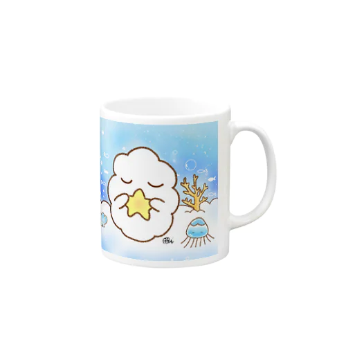 海のもふもふさん Mug