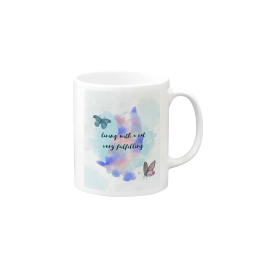 水彩キャット Mug