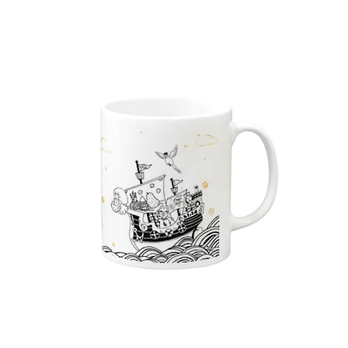 出航！船型アトリエDrop’sRefr 〖21〗 Mug