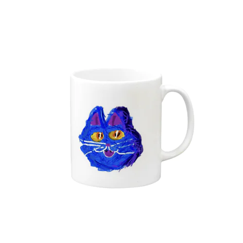 ぶるーはわいねこちゃん Mug