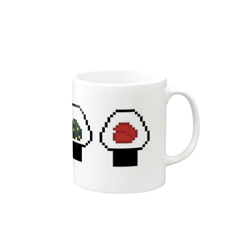 おにぎりの海苔剥がしてみた(梅、鮭、昆布、明太子) Mug