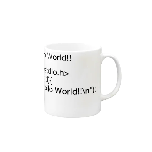 Hello, World!!-C言語- マグカップ