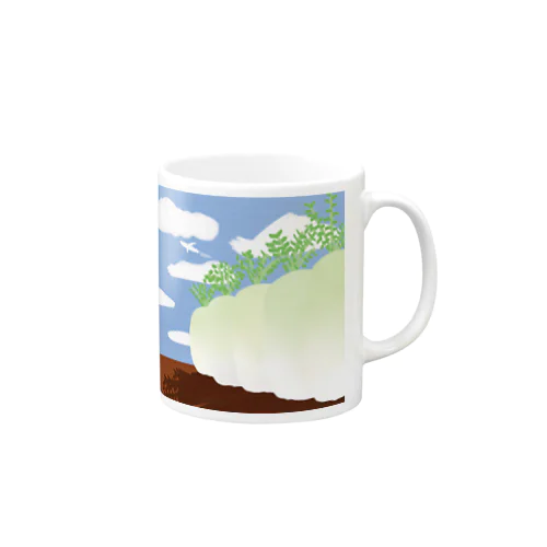 畑の大根 Mug