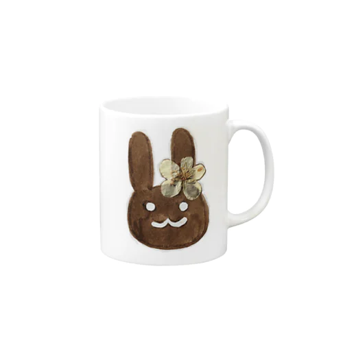 ぴんちょここ押し花プリント Mug