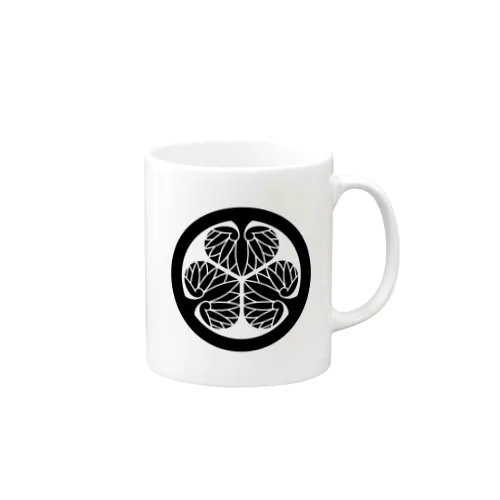 家紋シリーズ【葵】 Mug