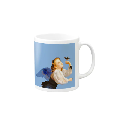 Blue girl Mug