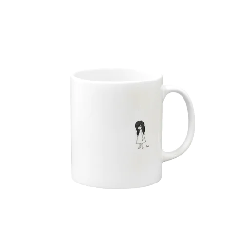 裸足の女の子 Mug