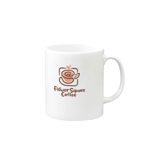 FlowerSquareCoffee (Ｐ) マグカップ