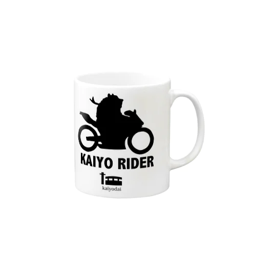 KAIYO RAIDER　黒 マグカップ