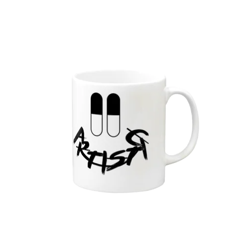 smile　ARTISTIC ロゴ Mug