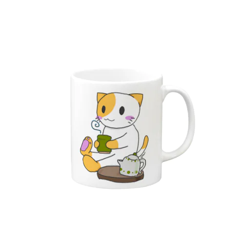 お茶飲むたみねこ Mug