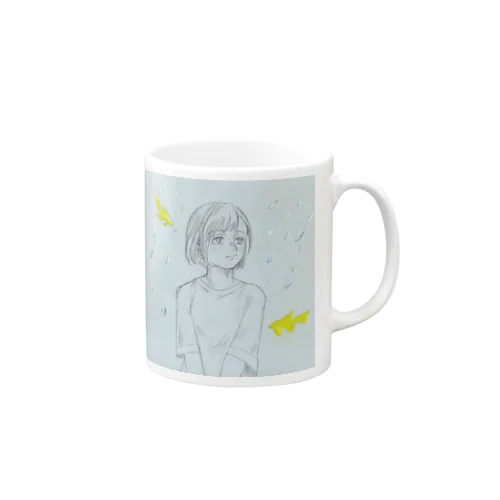 雨の日の空想 Mug