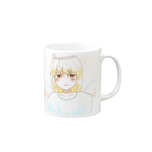 困り顔天使ちゃん Mug