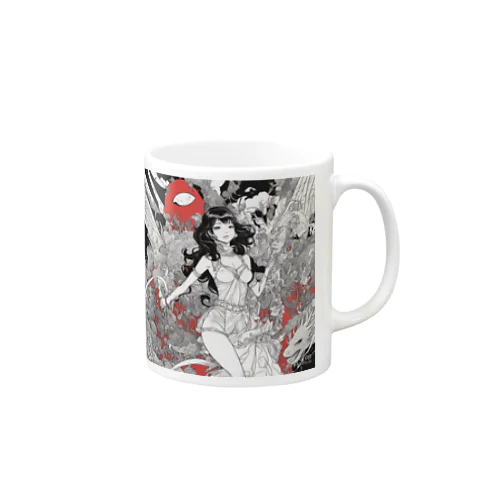 呪いの美魔女 Mug