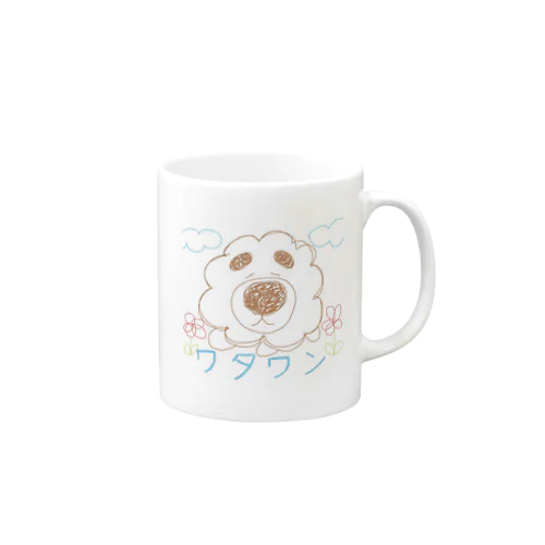 ワタワン Mug