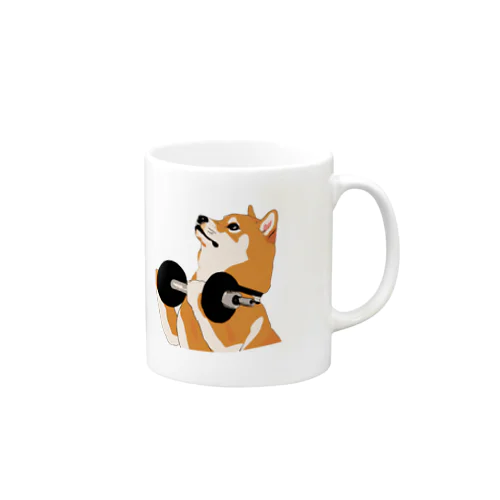 パンプアップ柴Hachi Mug