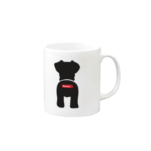 Pawreo🐾 ブラックコレクション Mug