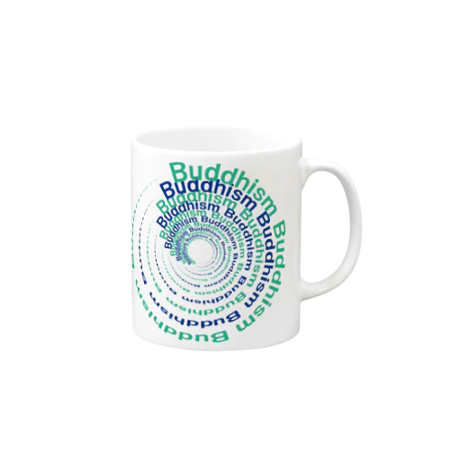 螺旋Buddhism Mug