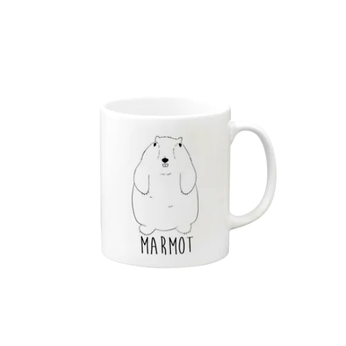 マーモットマグカップ Mug