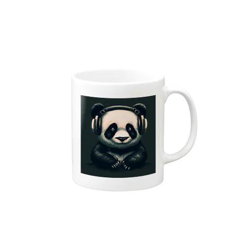 Headphones & Pandas（ヘッドホン & パンダ） Mug