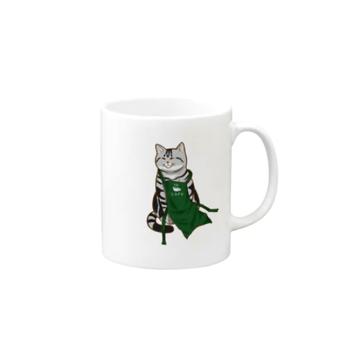 カフェ店員猫 Mug