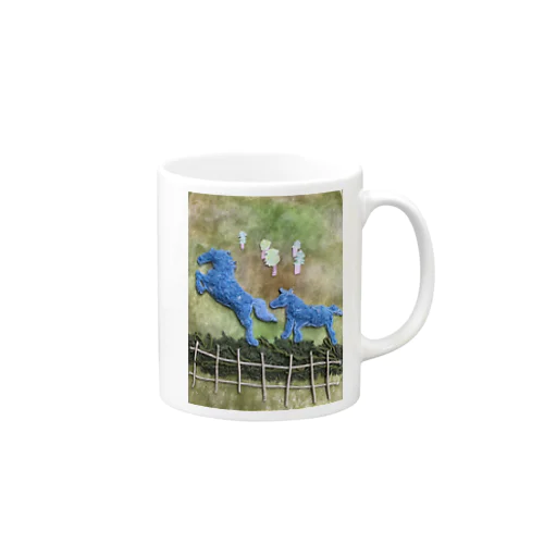 絶滅危惧種シリーズ　モウコノウマ Mug