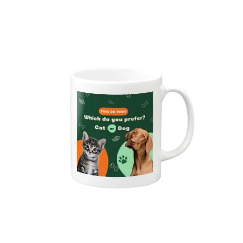 Cat orDog マグカップ