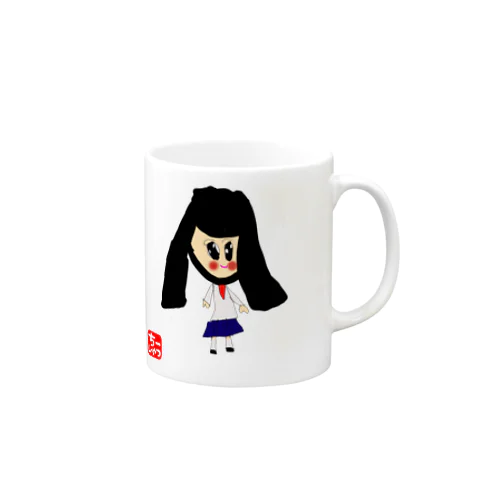 制服女子 Mug