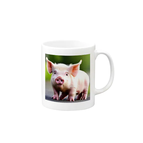 可愛くない豚！ Mug