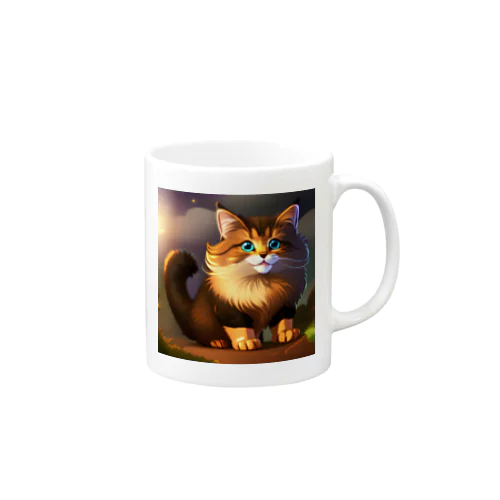 かわいい猫のイラストグッズ Mug