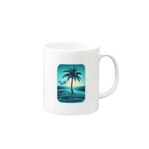 水色の楽園 マグカップ