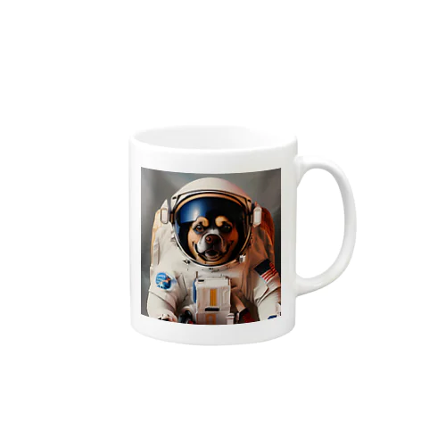 宇宙飛行士犬だワン！！ マグカップ