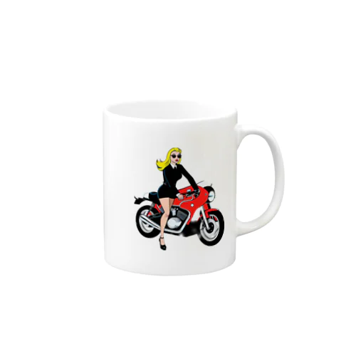 バイク女子 Mug