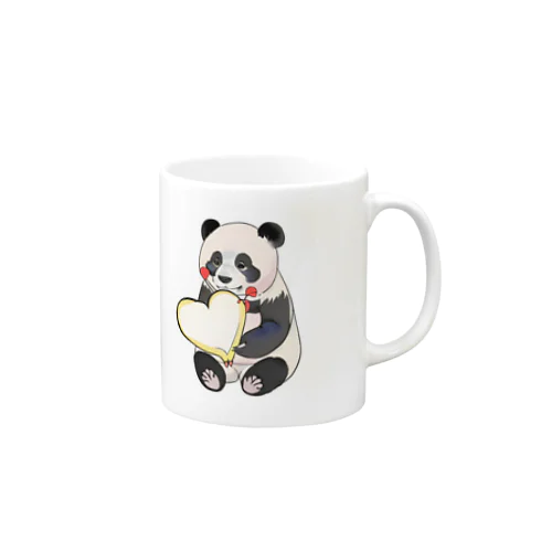 愛を送るパンダ Mug