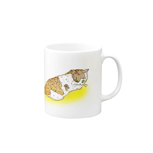 長し目ねこちゃん。 Mug