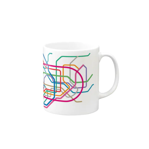 東京地下鉄路線図-東京メトロ路線図 ROUTE MAP TOKYO METROPOLITAN AREA- Mug