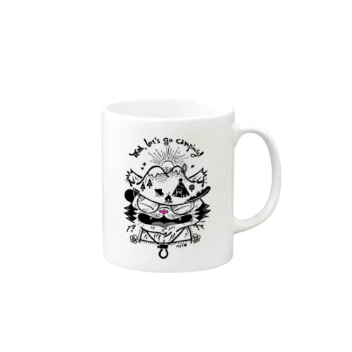 momotora camping! Mug