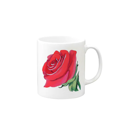 紅いバラ Mug
