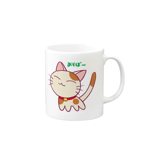 遊びたがる子猫 Mug