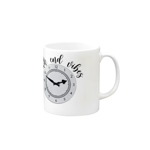 Clock End Tシャツ Mug