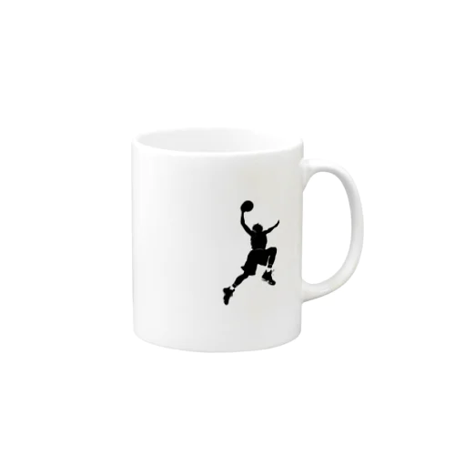 バスケットプレイヤーシルエット2 Mug