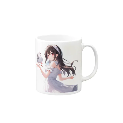 鳥界のアイドル❤️鳩のハトコ様 Mug