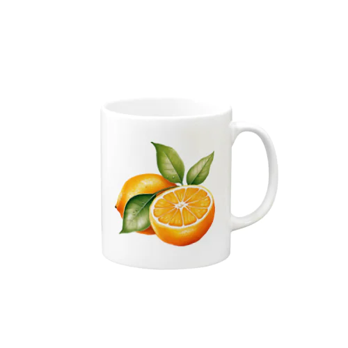 オレンジ【果物シリーズ】 マグカップ